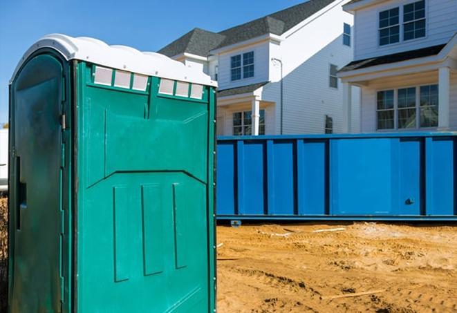 portable restrooms for weddings featuring modern amenities and classy design in Denton